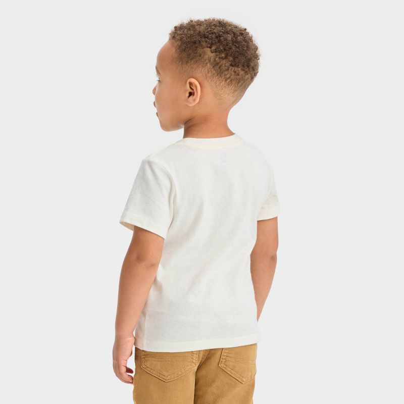 Toddler Boys&#39; Cocomelon Printed T-Shirt - Off-White, 2 of 8