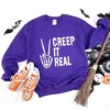 Simply Sage Market Women's Graphic Sweatshirt Creep It Real Peace - 3 of 4