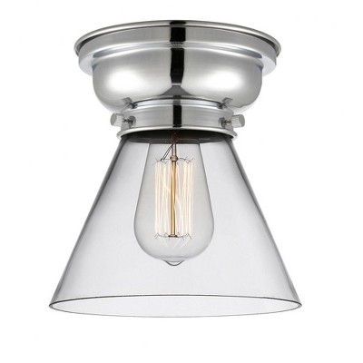Cone - 1 Light Flush Mount In Industrial Style-7.4 Inches Tall and 7.75 Inches Wide