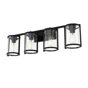 Hunter Fans Astwood 4 - Light Vanity in  Matte Black - 1 of 1