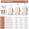 5-Piece Lightweight Luggage Set - Spinner Wheel Carry-On Suitcases & Duffel Bag with TSA Locks, ABS Hard shell, Women's Travel Set - 2 of 4