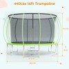 Trampoline 16ft with Enclosure & Ladder, Trampolines for Kids & Adults, Recreational Trampolines for Outdoor Jump, ASTM Approved£¬440LB Capacity? - 4 of 4