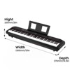 280 Weighted Keyboard Piano 88 Keys With Wooden Stand-Triple Pedals-Portable Power Supply-Hammer Action-Suitable For Beginners And Professionals - 2 of 4