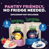 GoGo SqueeZ Kids' YogurtZ Space Discovery Pack Strawberry, Banana and Blueberry Moon - 48oz/16ct - 3 of 4