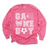 Simply Sage Market Soccer Game Day Flower Garment Dyed Long Sleeve - 2 of 4