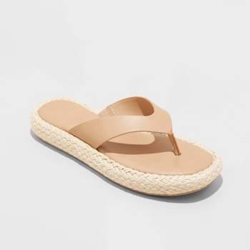 Women's Ginger Espadrille Sandals with Memory Foam Insole - Universal Thread™ Tan
