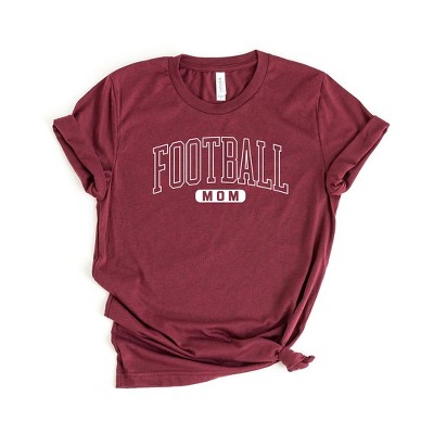 Simply Sage Market Women's Football Mom Block Short Sleeve Graphic Tee
