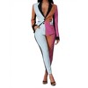 Women's Colorblock Pant Suit - L'ATISTE - 3 of 4