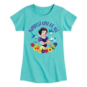 Girls' - Disney Princess - Snow Whilte Kindest One Of All Fitted Short Sleeve Graphic T-Shirt - 1 of 4