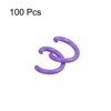 Unique Bargains Carbon Steel DIY Crafts Jewelry Making Open Connector Jump Rings 100 Pcs - 3 of 4