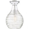 Quoizel Lighting Genie 1 - Light Semi-Flush Mount in  Polished Chrome - 3 of 4
