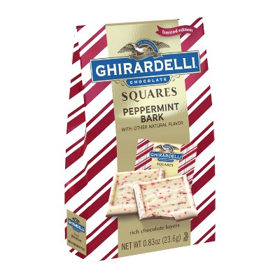 Ghirardelli Holiday Limited Edition Peppermint Bark Squares Small Bag - 0.83oz