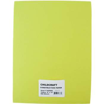 Heavyweight Bright Green Construction Paper, 9 x 12, 500 Sheets by  Colorations - Yahoo Shopping