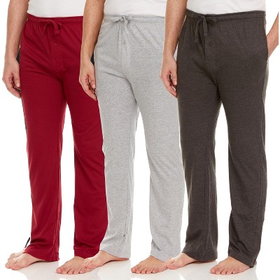 DARESAY Mens Lounge Pants with Pockets - Mens Pajama Pants - Lounge Pants Men, Up to 3XL Pack of 3