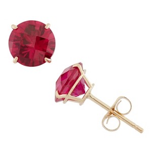 Designs By Gioelli 10K Gold Gemstone Stud Earrings - 1 of 2