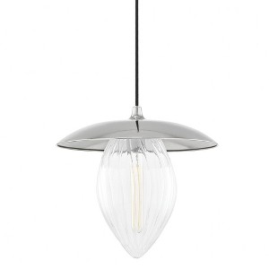 Mitzi Lana 1 - Light Pendant in  Polished Nickel Clear Shade - 1 of 1