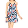 HAPPY BAY Women's Vacay Holiday Beach Summer Beachwear Sleeveless Casual Dress Spaghetti Strap Nightshirts Slip Nighty - 2 of 4