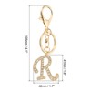 Unique Bargains Chic Stylish Zinc Alloy Gold Tone Initial Letter Keychain - 2 of 4