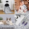 Washable Vintage Printed Rug Non Slip Low Pile Rug Soft Throw Floor Cover Foldable Indoor Carpet for Living Room Bedroom - 4 of 4