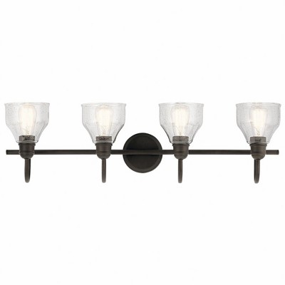 Transitional 33'' Distressed Bronze Wall Mounted Ambient Light Fixture