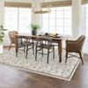 Floral Area Rugs Boho Style Washable Low Pile Non Slip Indoor Carpet for Nursery Playroom Bedroom Living Room - 2 of 4
