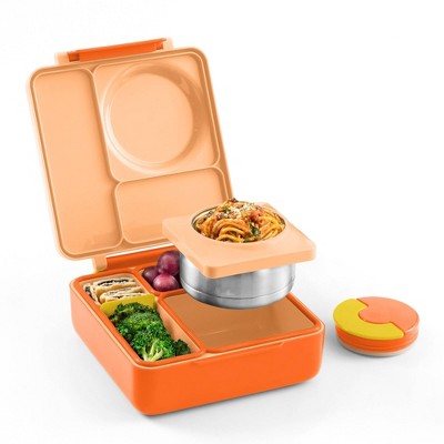 OMIEBox Insulated Bento Lunch Box with Leakproof Thermos Food Jar 3 Compartments