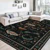 Washable Soft Area Rugs for Living Room Bedroom Ultra-Thin Non Slip Dining Room Stain Resistant Rug Carpet for Office Nursery Bedroom - 4 of 4