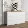 Gulches 6-Drawer Storage Cabinet/Dresser - 47.2"W?¨¢15.74"D?¨¢31.5"H, Handle-Free, Sturdy Base, for Home & Small Spaces - 4 of 4