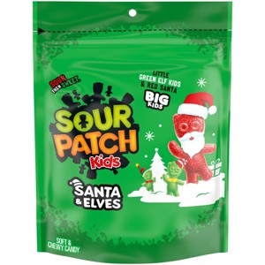 SOUR PATCH KIDS Santa and Elves Christmas Candy Bag Stocking Stuffers - 9.8oz - 1 of 4