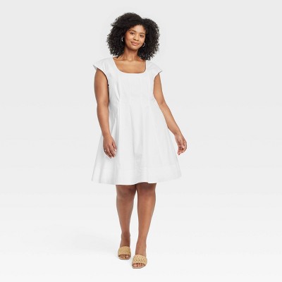 Women's Corset Woven Mini A-Line Dress - A New Day™
