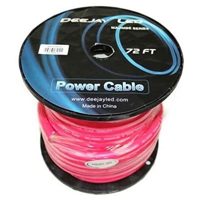 DEEJAYLED 0 GAUGE 72 FT 30 C 70 ALU TBH072PINKMIX