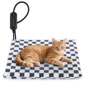 JOEJOY Pet Heating Pad,Dog Cat Heated Mat with 11 Adjustable Temperature & Timer, Chew Resistant Cord and Auto Power-Off, Waterproof Pet Pad - 1 of 4