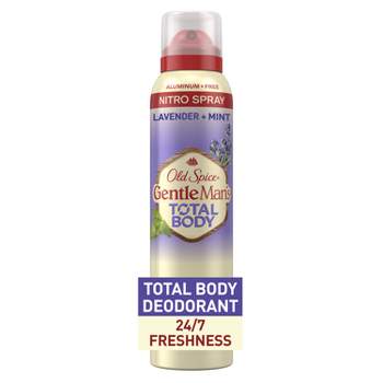 Old Spice Whole Body Deodorant for Men - Total Body Aluminum Free Spray - Lavender & Mint - 3.5oz