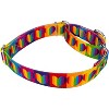 Country Brook Petz Rainbow Hearts Martingale Dog Collar - 4 of 4