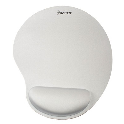 Insten Mouse Pad with Wrist Support Rest, Ergonomic Support Cushion, Easy Typing & Plain Relief, Arc, 9.7 x 8.5 inches