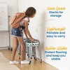 ECR4Kids Daisy Stackable Stool Set, 8-Piece - 3 of 4