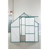 NicBex 6*10ft Polycarbonate Greenhouse with UV ProtectionLarge Walk-in Storage Shed with Adjustable Vent Window and Lockable Hinged Door - 2 of 4