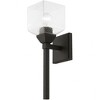 Livex Lighting Aragon 1 - Light Vanity in  Black - 3 of 4