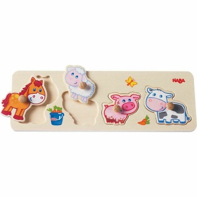 HABA Baby Farm Animals Clutching Puzzle