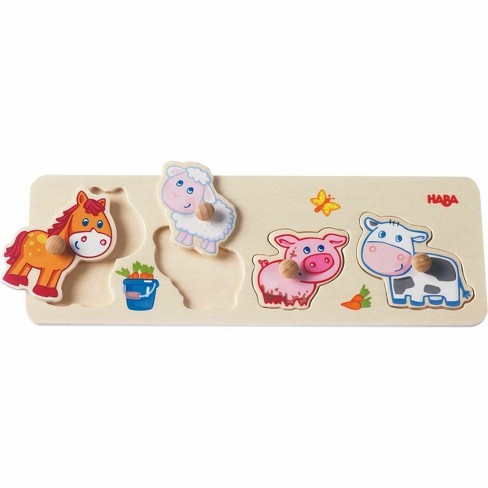 Download Haba Baby Farm Animals Clutching Puzzle Target