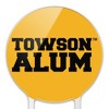 Towson University Tigers Alumn Acrylic Cake Topper Party Decoration for Wedding Anniversary Birthday Graduation - 3 of 4