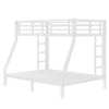 Bellemave Twin over Full Metal Bunk Bed for Teens & Adults, Space-Saving, Noise-Free, Under-Bed Storage, Safe Guardrails, Easy Assembly, White - 3 of 4