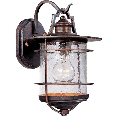 Franklin Iron Works Industrial Rustic, Exterior House Light Fixtures