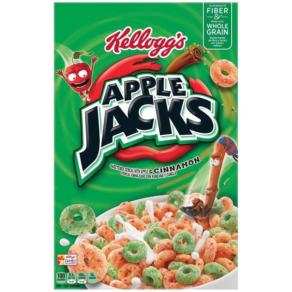 UPC 038000391347 product image for Kellogg's Apple Jacks Three-Grain Cereal 12.2 oz | upcitemdb.com