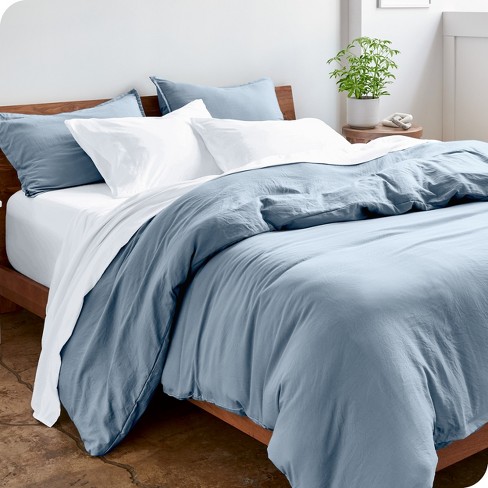 Washed Duvet Cover & Sham Set  – Extra Soft, Easy Care by Bare Home - image 1 of 4