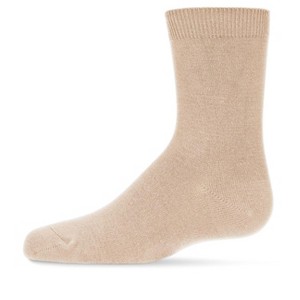 Memoi Toddler's and Kids' Basic Soft Rayon from Bamboo Crew Socks - 1 of 3