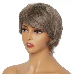 Unique Bargains Wigs For White Women Human Hair Wigs For Women 12