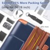 Gulches Luggage Sets 3 Piece, Expandable Hard shell ABS Suitcases with Double Spinner, Travel luggage Set with TSA Lock (20/24/28), Inky blue - 4 of 4