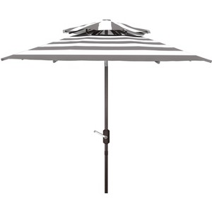 Iris Fashion Line 9Ft Double Top Umbrella - PAT8204 - Safavieh - 1 of 4