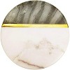 Amber Home Goods Dreamer Marble Coaster Set Great for Indoors or Outdoors for Wine Glasses, Tea Cups, Coffee Mugs or Juice Glasses (Set of 4) - 3 of 4
